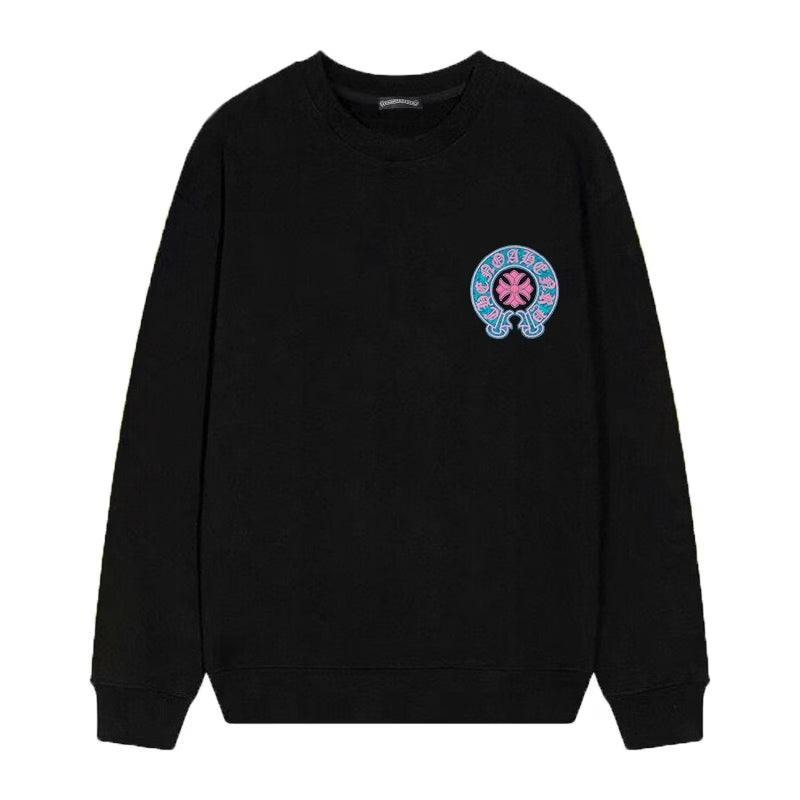 Authentic Chrome Hearts Chrome Hearts Aurelia Mosaic Cross LS Black – front view