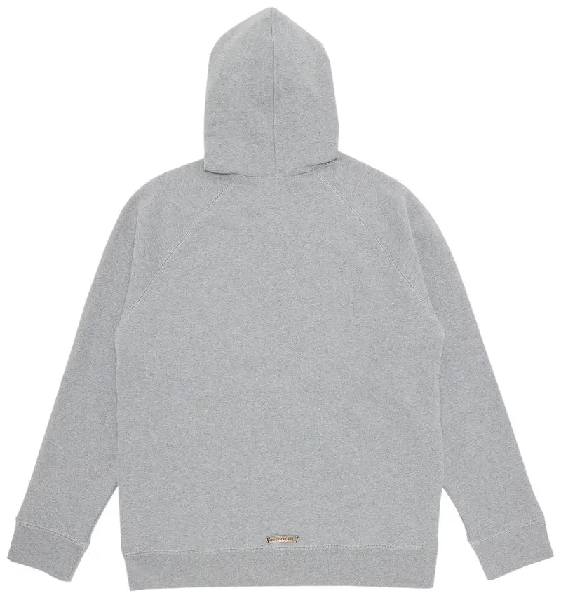 Authentic Chrome Hearts Chrome Hearts Triple Leather Cross Zip Up Hoodie – front view