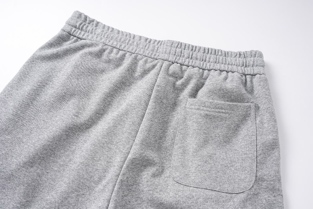 Authentic Chrome Hearts Chrome Hearts Grey Cross Sweat Shorts – front view