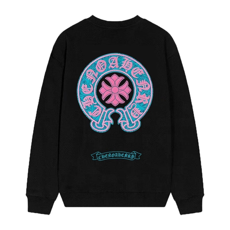 Authentic Chrome Hearts Chrome Hearts Aurelia Mosaic Cross LS Black – front view