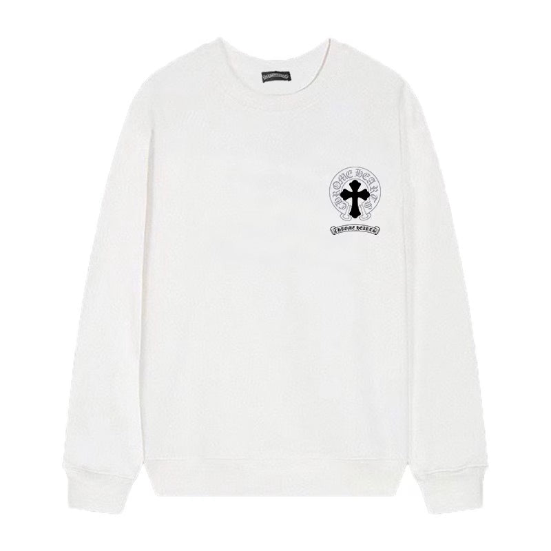 Authentic Chrome Hearts Chrome Hearts Multi Cross Horseshoe LS White – front view