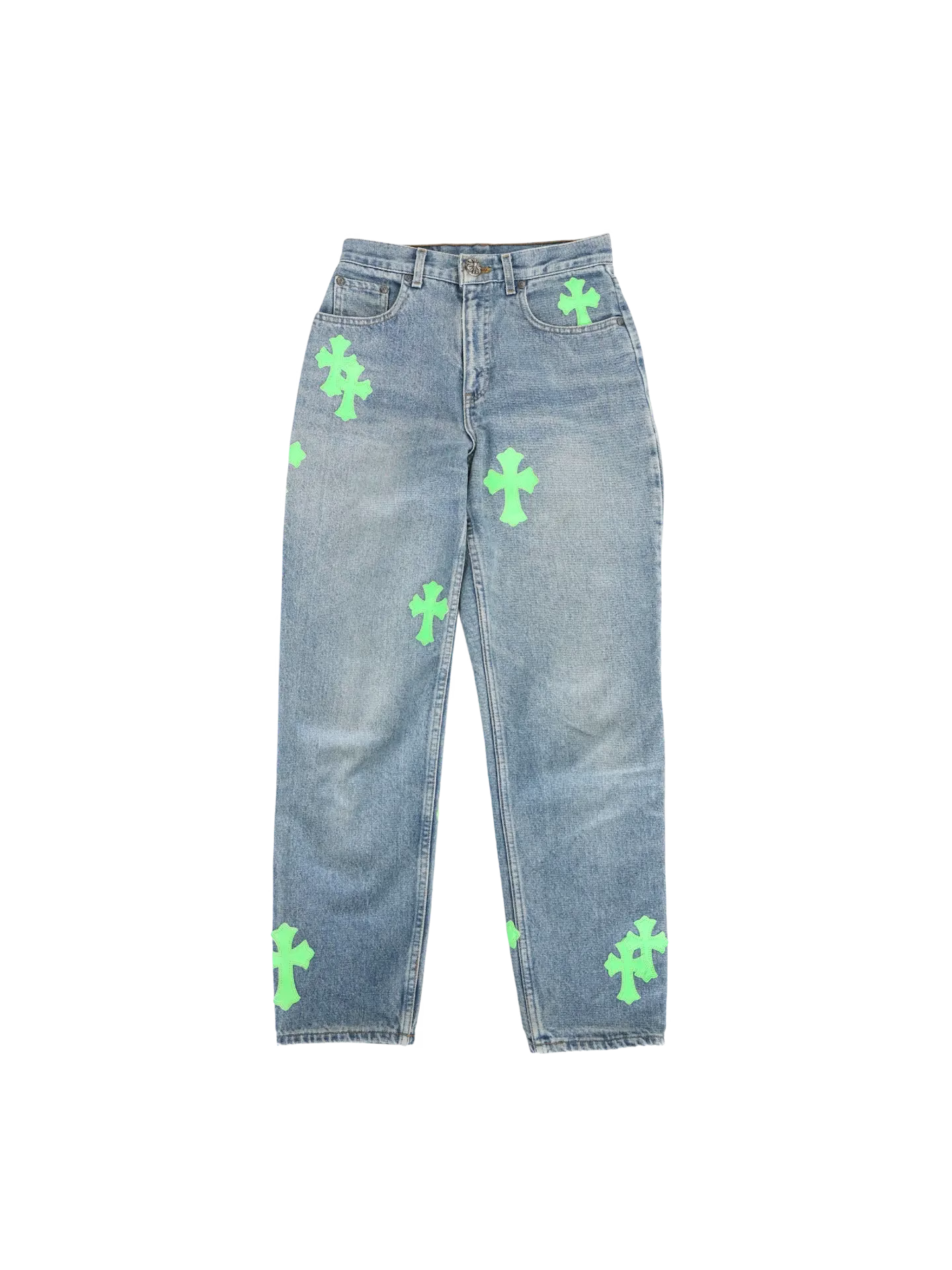 Authentic Chrome Hearts Chrome Hearts Jeans Grailed​ – front view