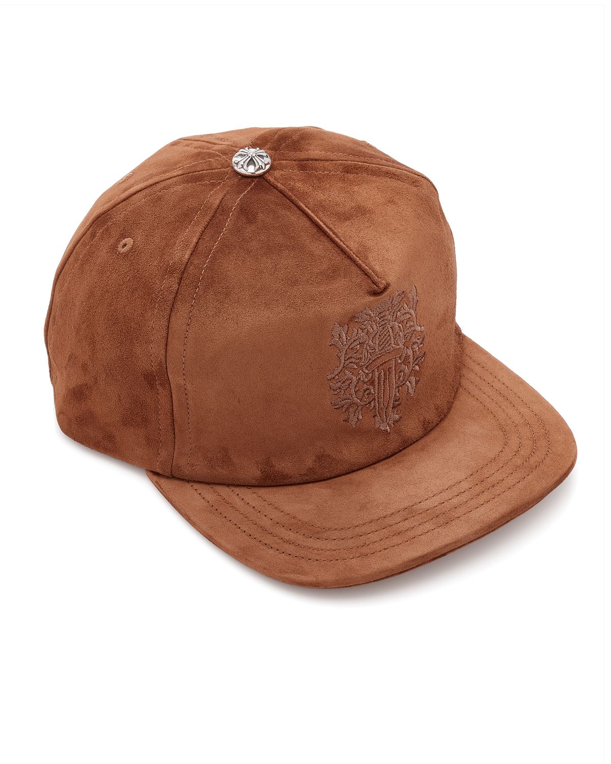 Authentic Chrome Hearts CH Suede Hat – front view