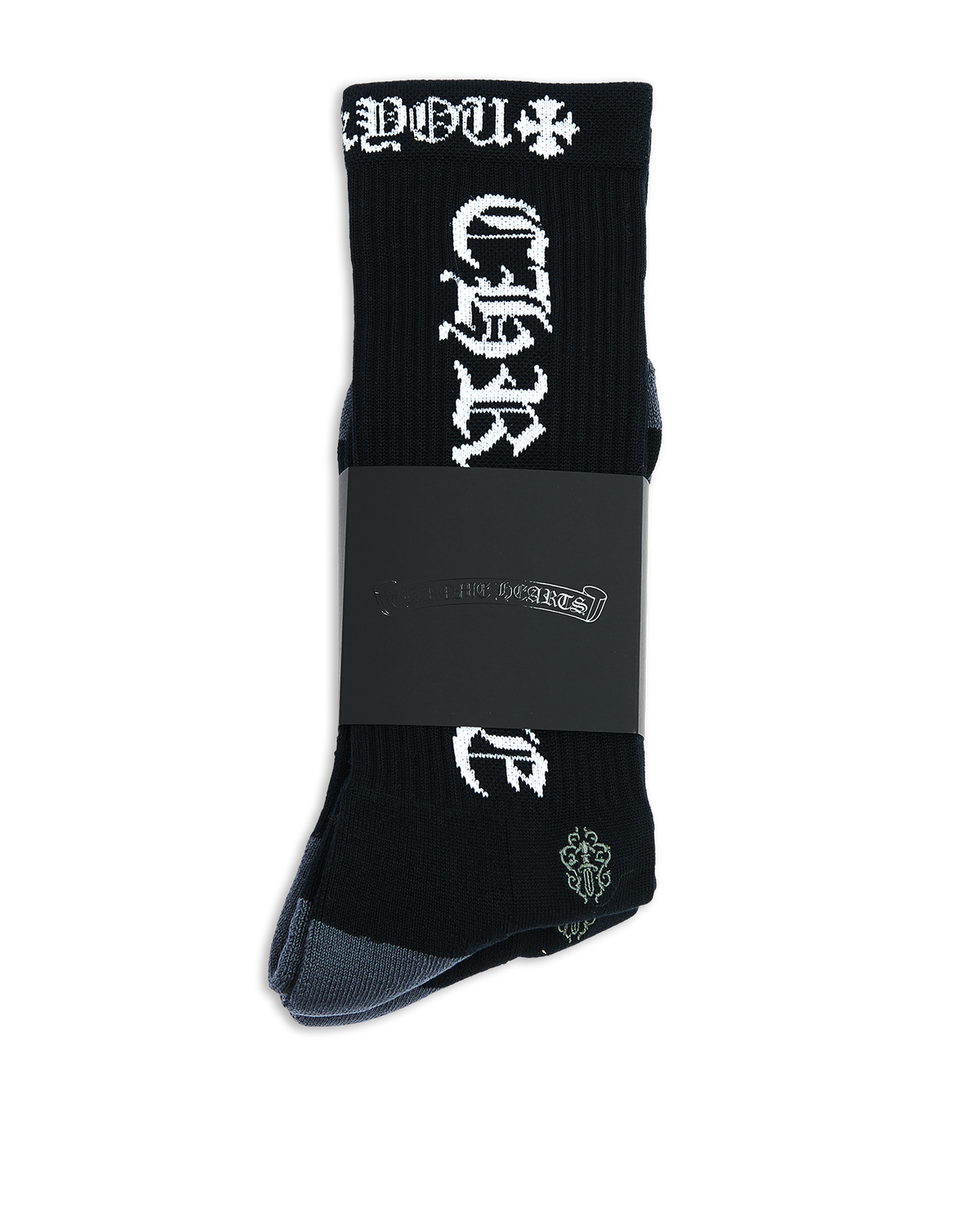 Authentic Chrome Hearts CH LOGO SOCKS – front view