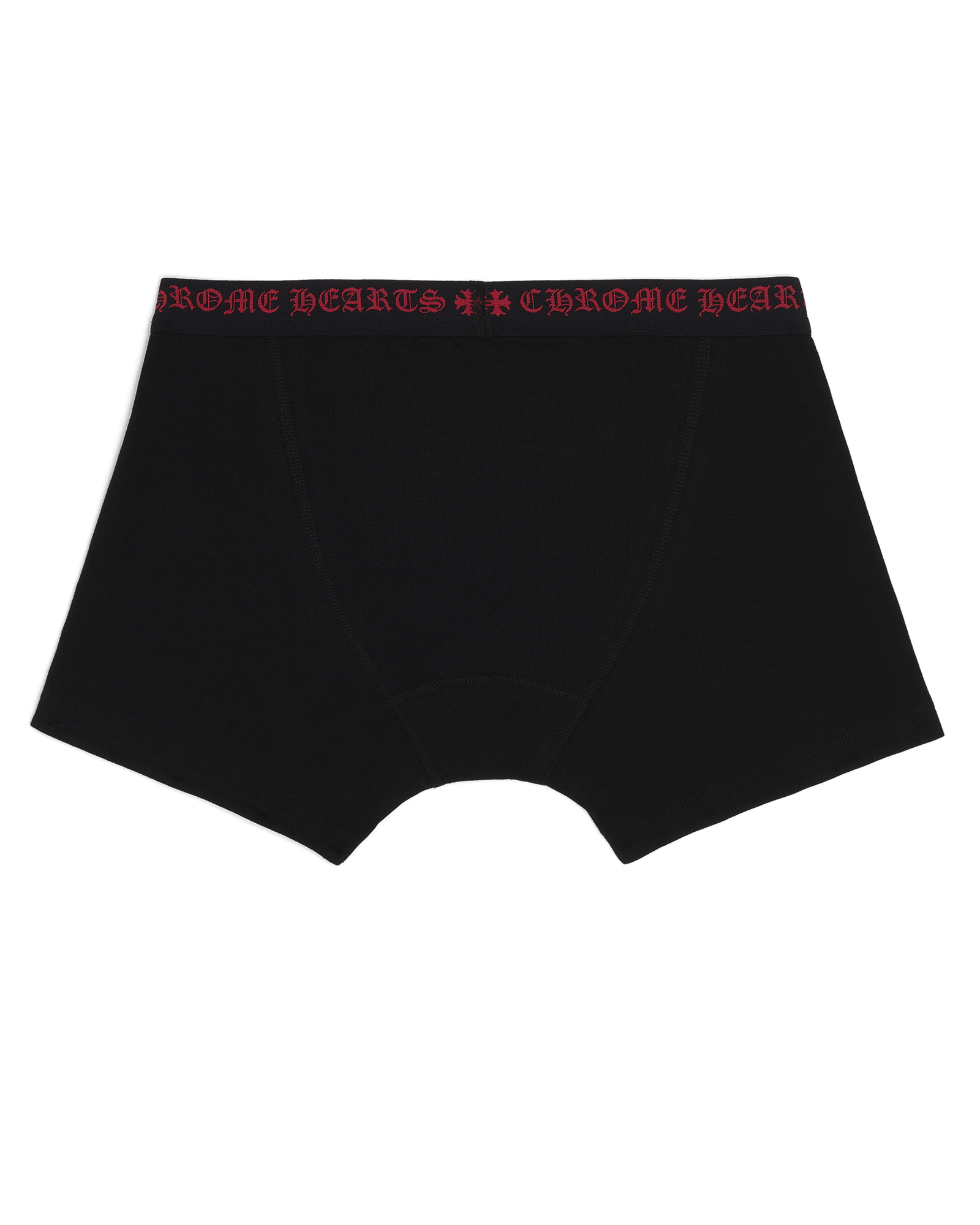 Authentic Chrome Hearts Chrome Hearts Black Cotton Boxer Brief – front view