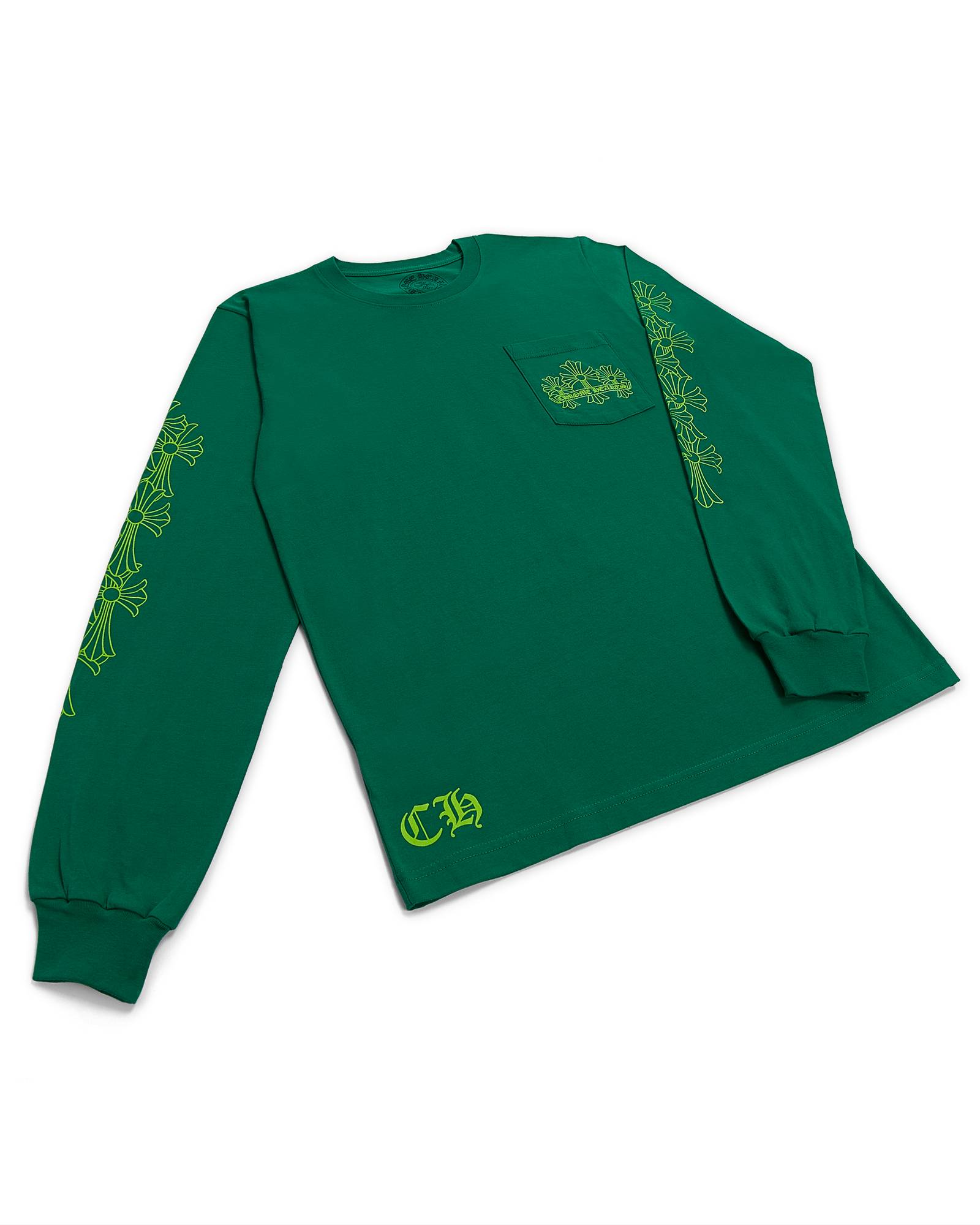 CH Cemetery Cross Long Sleeve T-Shirt – shirt front view