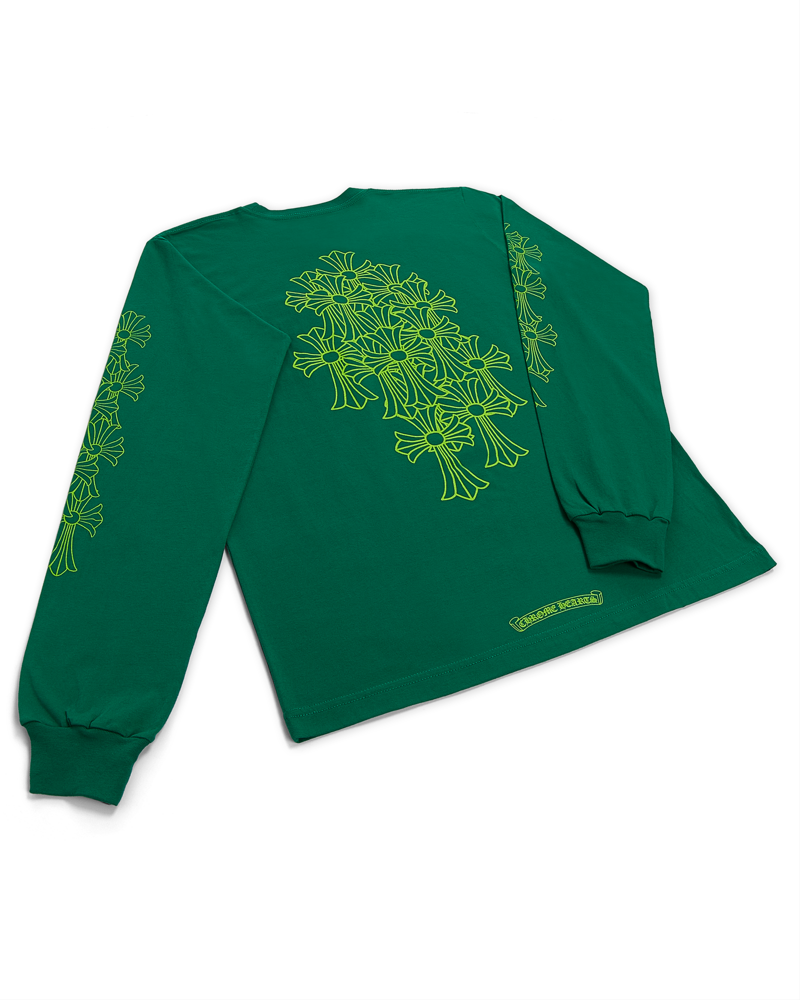 CH Cemetery Cross Long Sleeve T-Shirt – shirt detail close-up