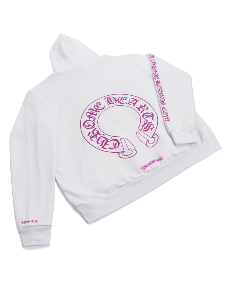 Authentic Chrome Hearts Chrome Hearts Purple Glitter Hoodie – front view