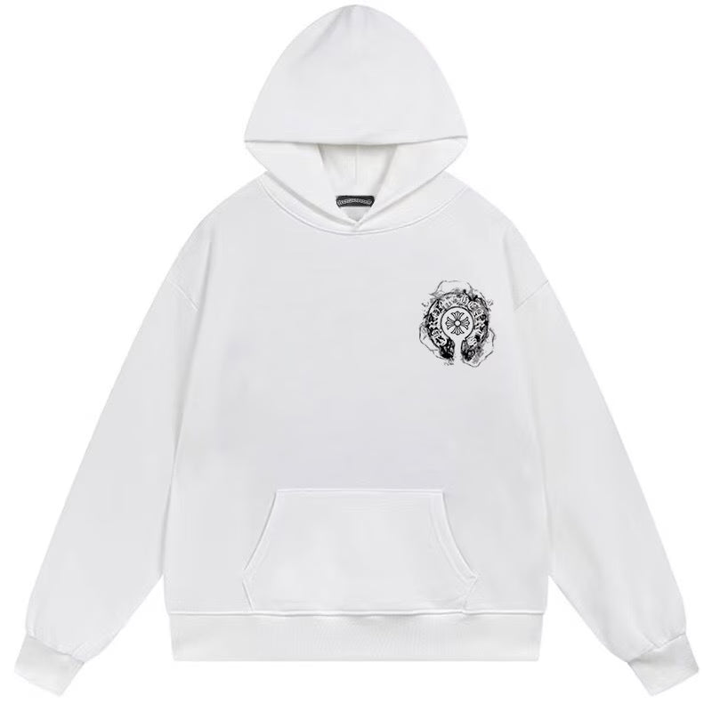 Authentic Chrome Hearts Men’s Chrome Hearts Hoodie​ White – front view