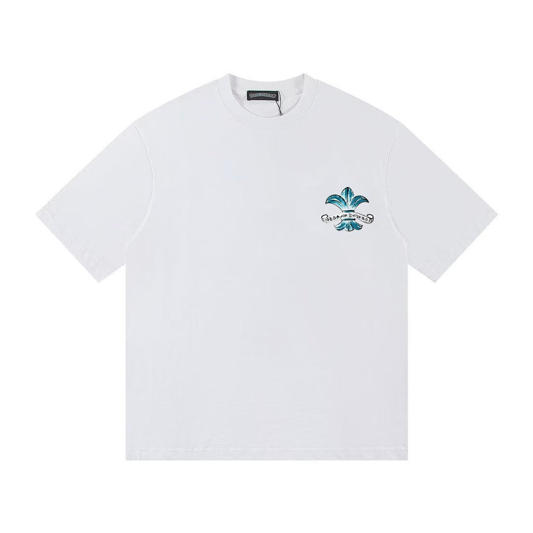Authentic Chrome Hearts Chrome Hearts Fleur De Lis SEX Print T-Shirt – front view