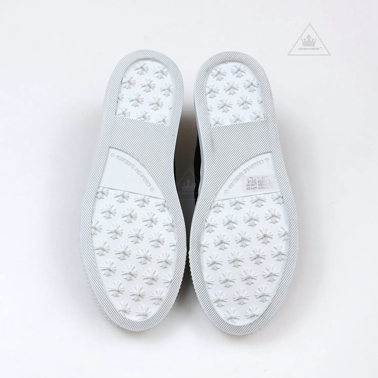 Authentic Chrome Hearts Chrome Hearts Dagger Slip On Horse Hair Shoe – front view