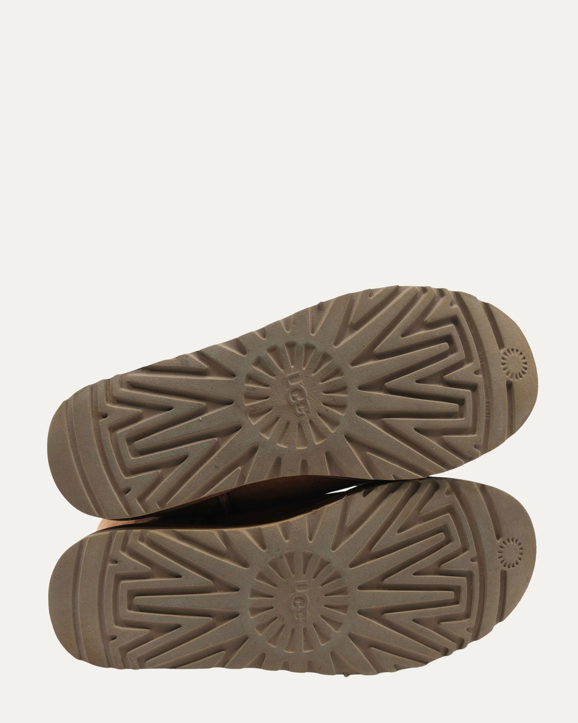 Authentic Chrome Hearts Chrome Heart Ugg Boots​ Brown – front view