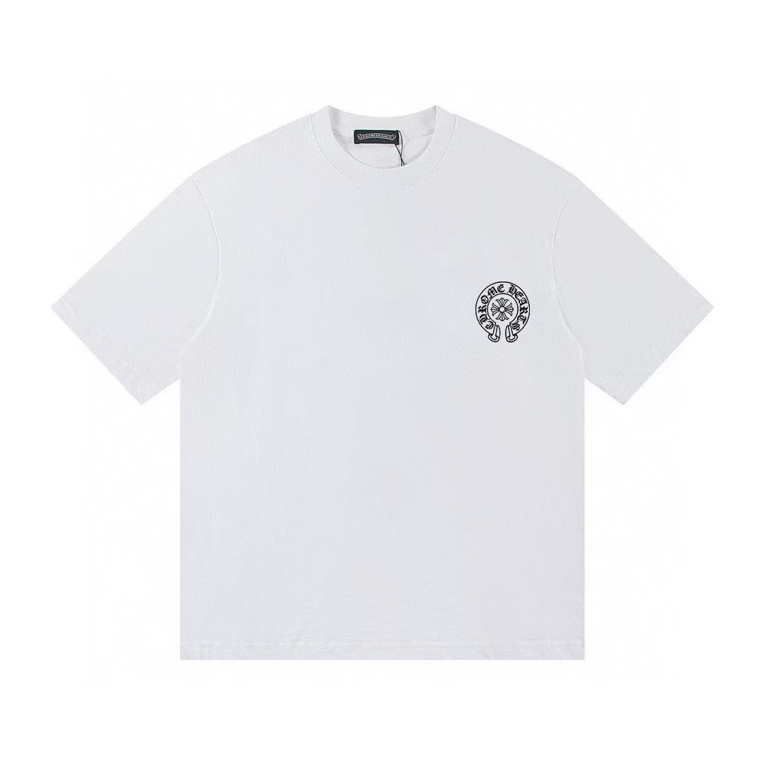 Authentic Chrome Hearts Chrome Hearts Iconic Motif White T-Shirt – front view