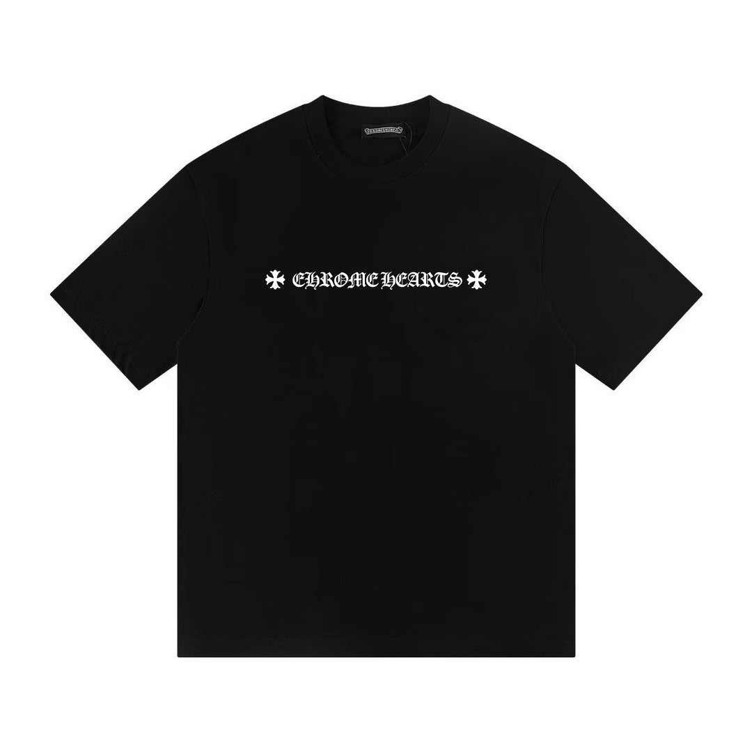 Authentic Chrome Hearts Chrome Hearts Malibu Cross T-Shirt Black – front view