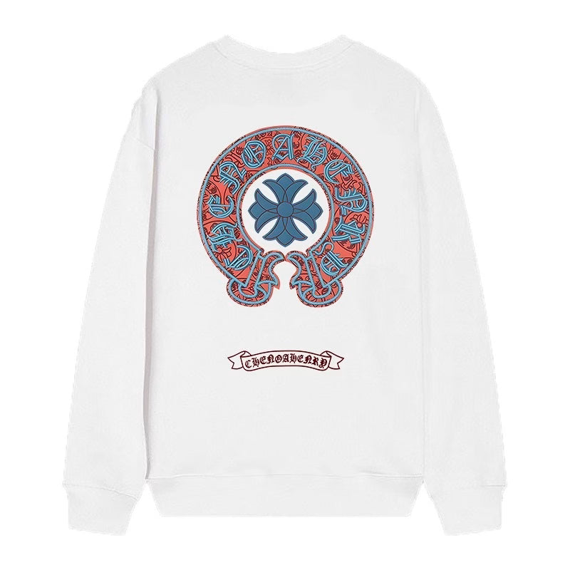 Authentic Chrome Hearts Chrome Hearts Aurelia Mosaic Cross LS White – front view