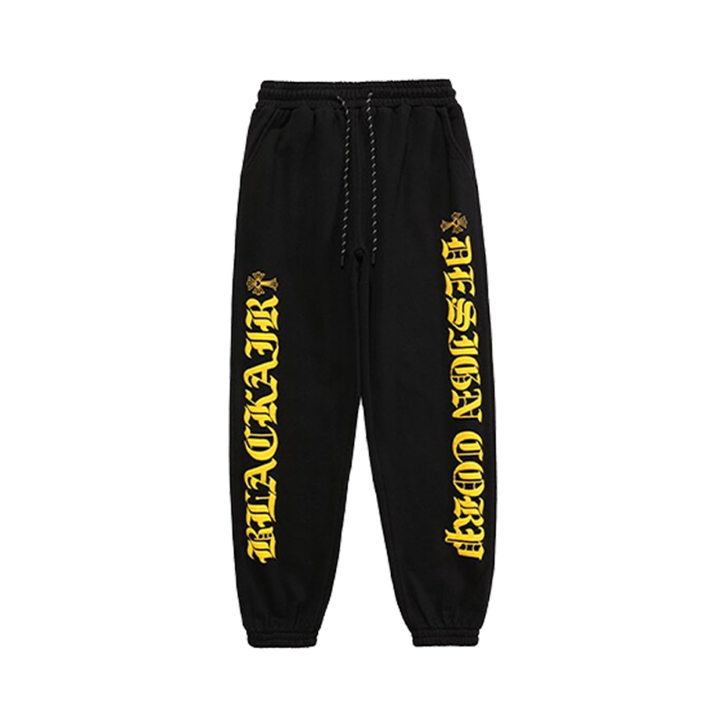 Chrome Hearts Arrival Autumn Spring Letter Foaming Sweatpants – pants front view