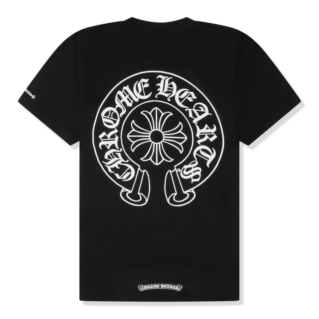 Authentic Chrome Hearts Black Chrome Heart Shirt – front view