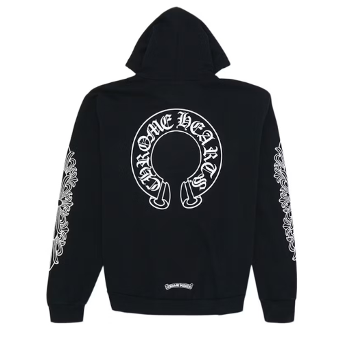 Authentic Chrome Hearts Black Chrome Hearts Hoodie – front view