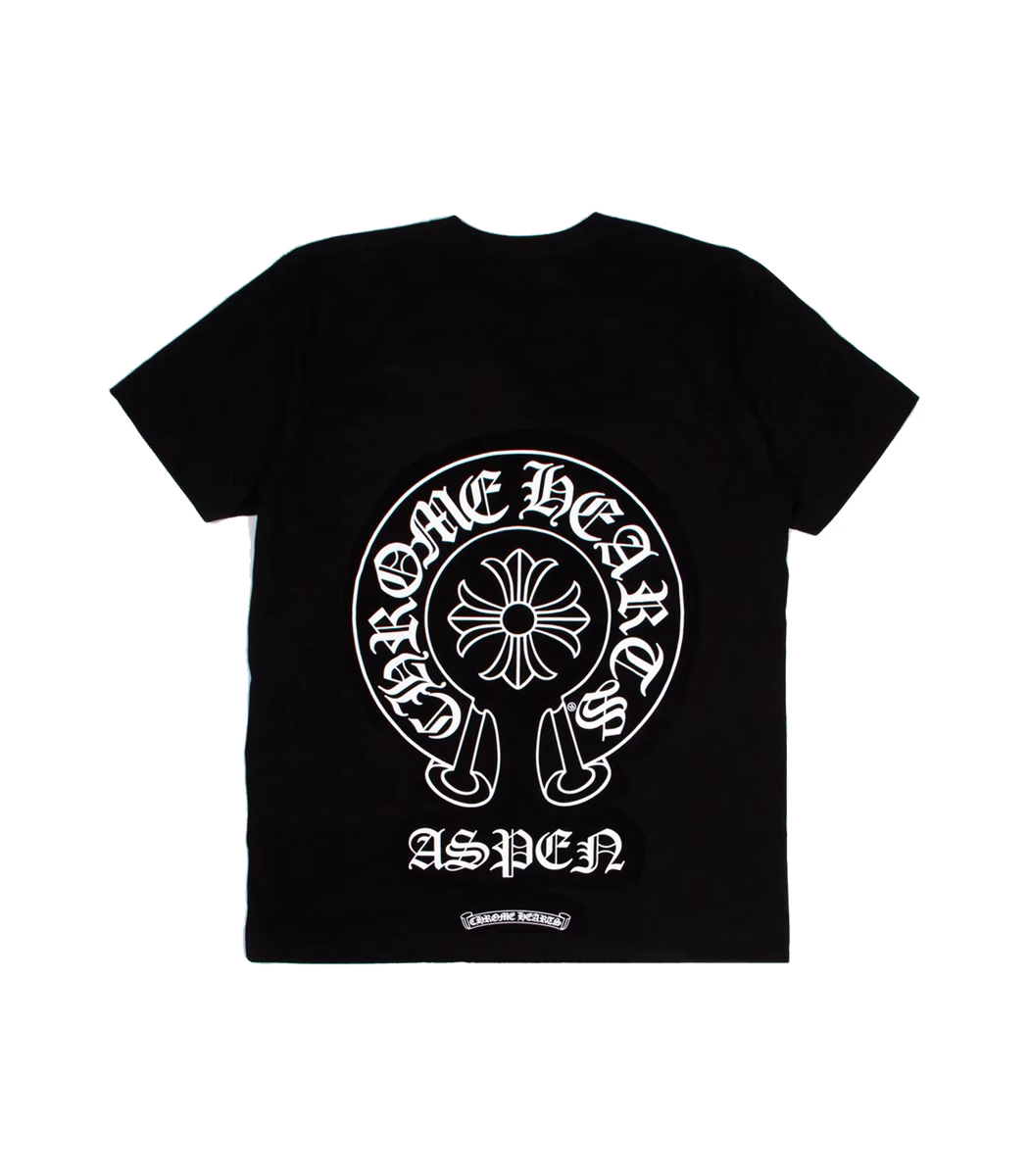 Authentic Chrome Hearts Chrome Heart Aspen Exclusive Pocket T-Shirt – front view