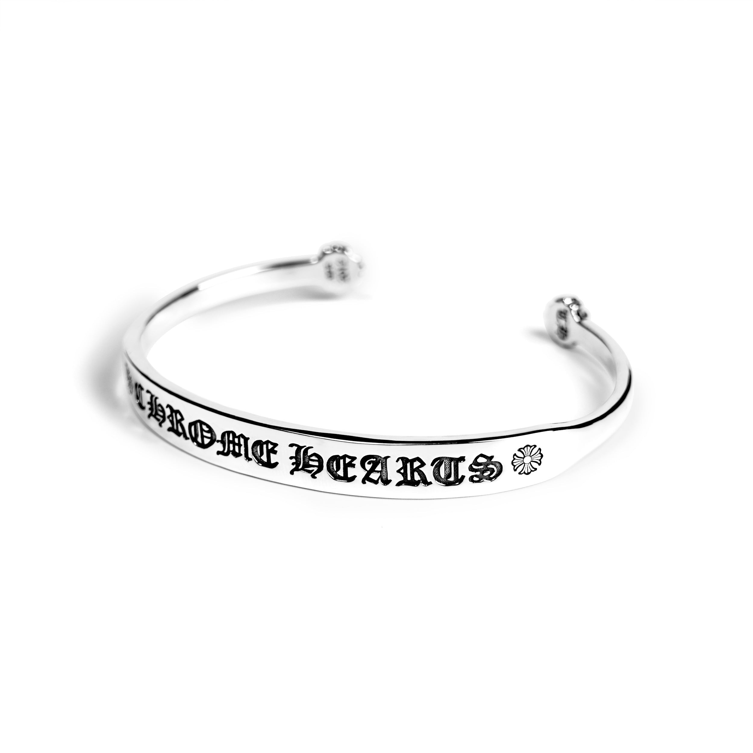 CH Plus Logo Flat Cuff – bracelet front view