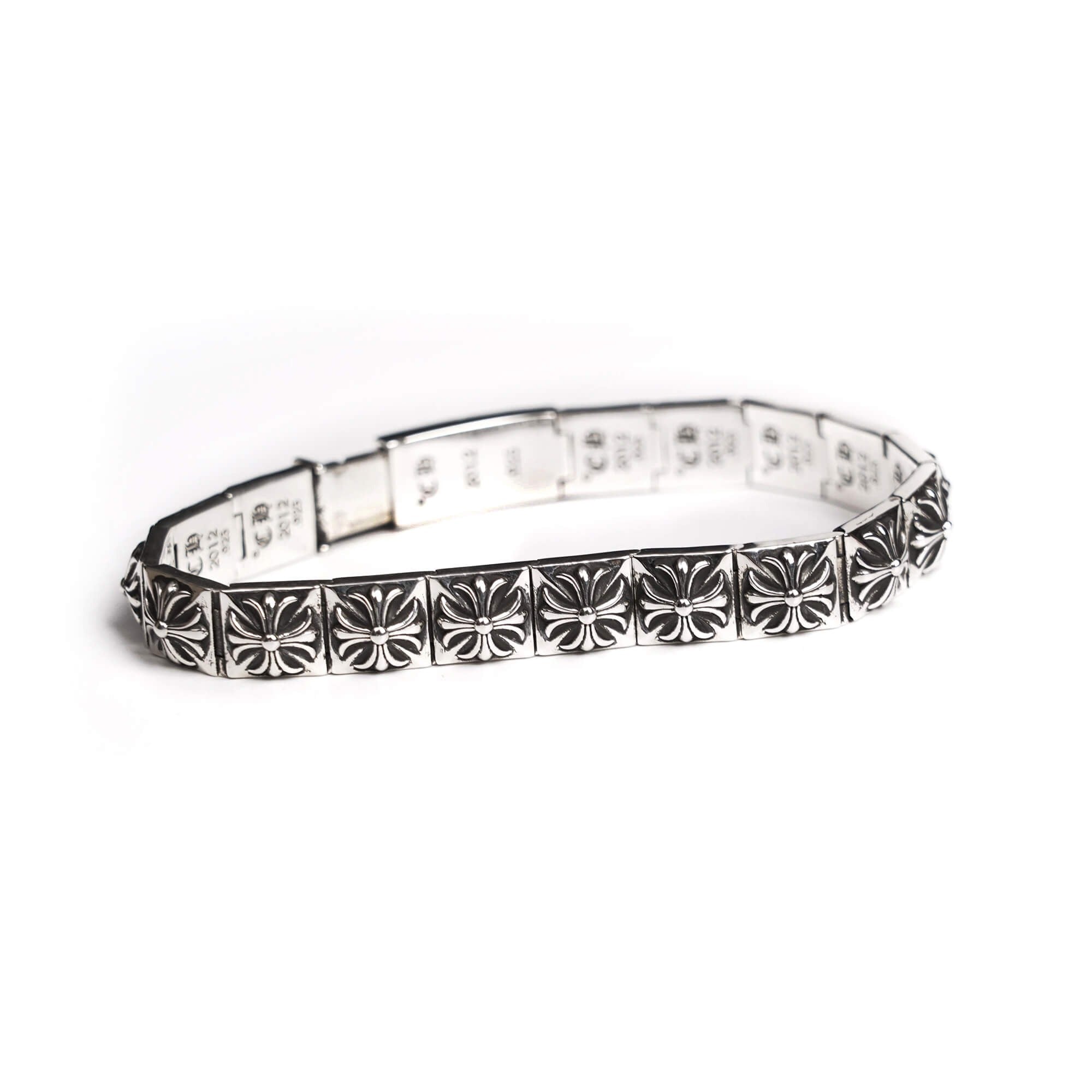 CH Plus Square Pattern Bracelet – bracelet front view