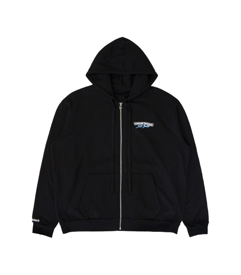 CH St Barth Exclusive Zip Up Hoodie – hoodie front view