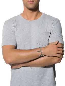 Authentic Chrome Hearts Chrome Hearts Charm Bracelet – front view
