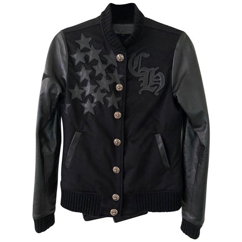 Ch Varsity Chrome Hearts Jacket – jacket front view