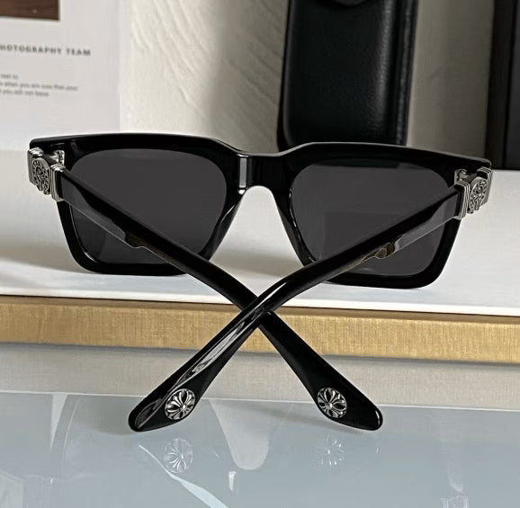 Authentic Chrome Hearts Chrome Hearts Black Glasses – front view