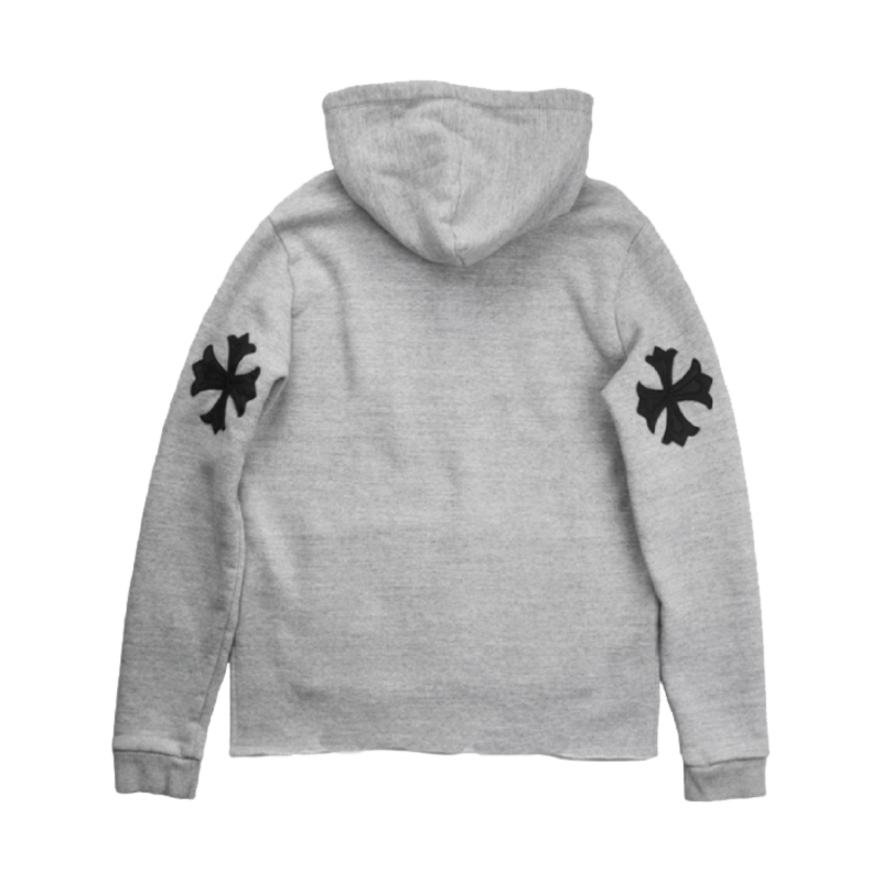 Chrome Hearts AW19 Patchwork Hoodie – hoodie detail close-up