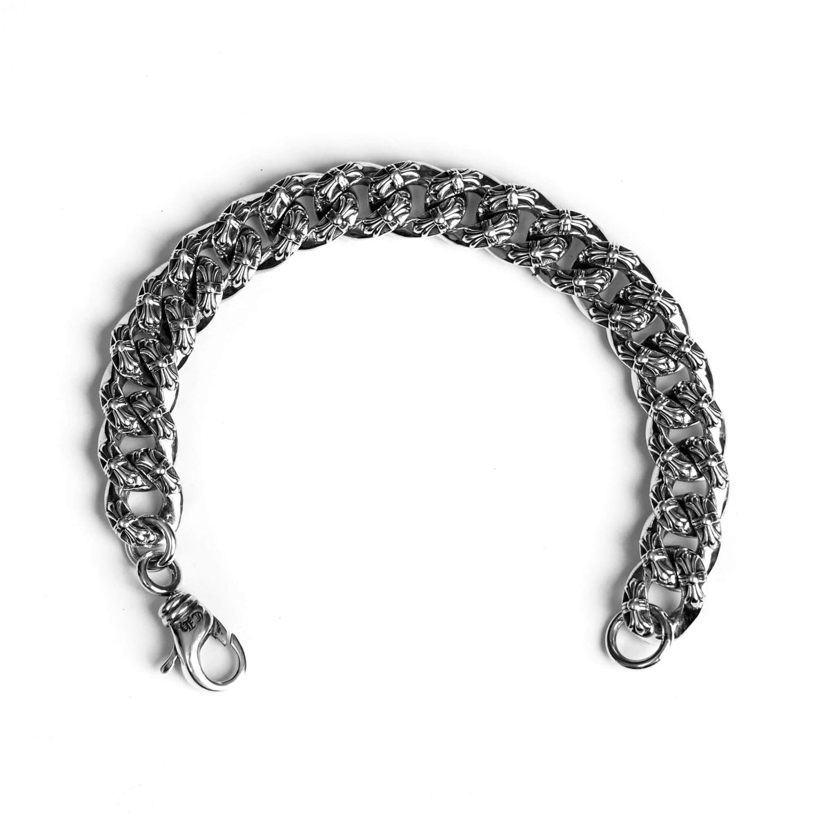 Chrome Hearts Babyfat Fancy Chain Clip Bracelet – bracelet front view