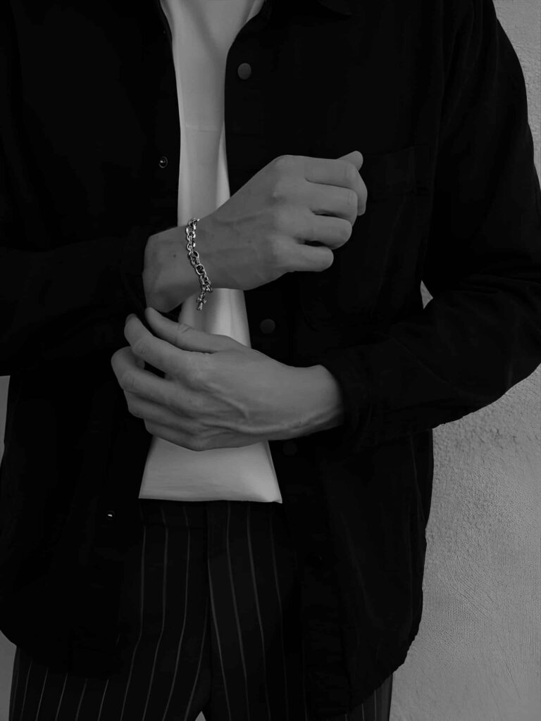 Chrome Hearts Babyfat Ring Bracelet – bracelet detail close-up
