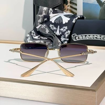 Authentic Chrome Hearts Chrome Hearts Buckle Rider Sunglasses – front view