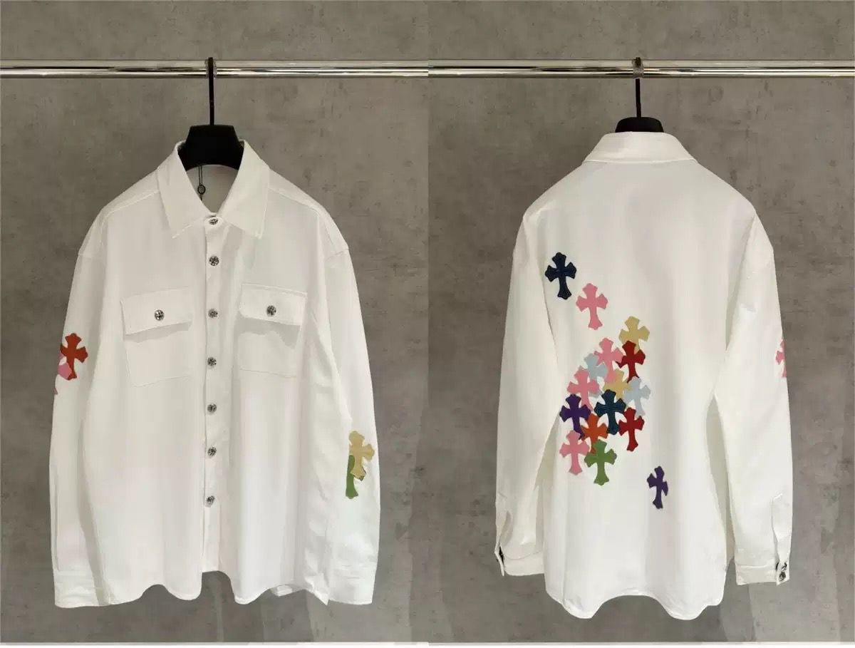 Chrome Hearts Button Up Shirt – shirt front view