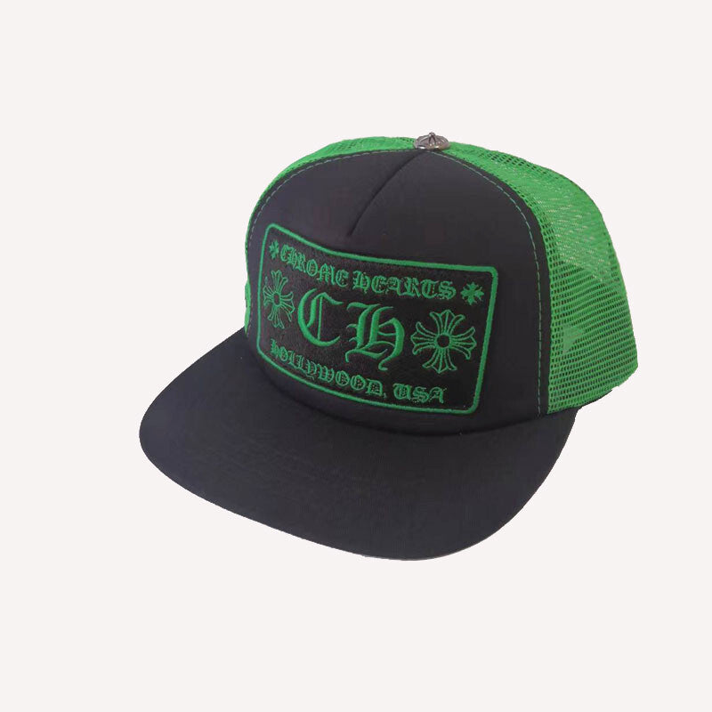 Chrome Hearts Green Hat – hat front view