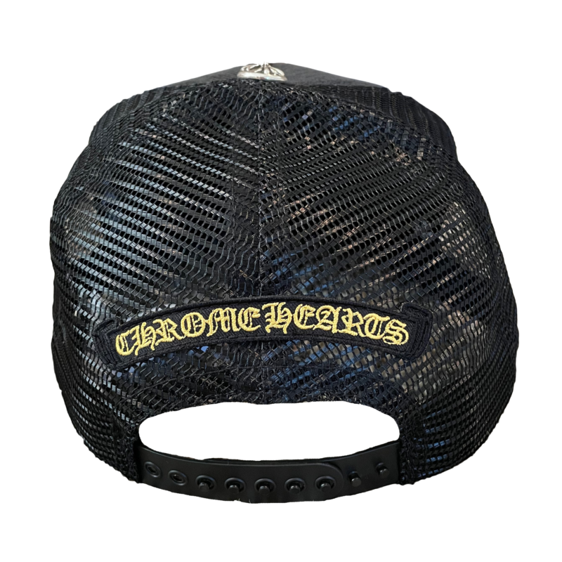 Authentic Chrome Hearts Chrome Hearts CH Hollywood Corduroy Trucker Hat – front view