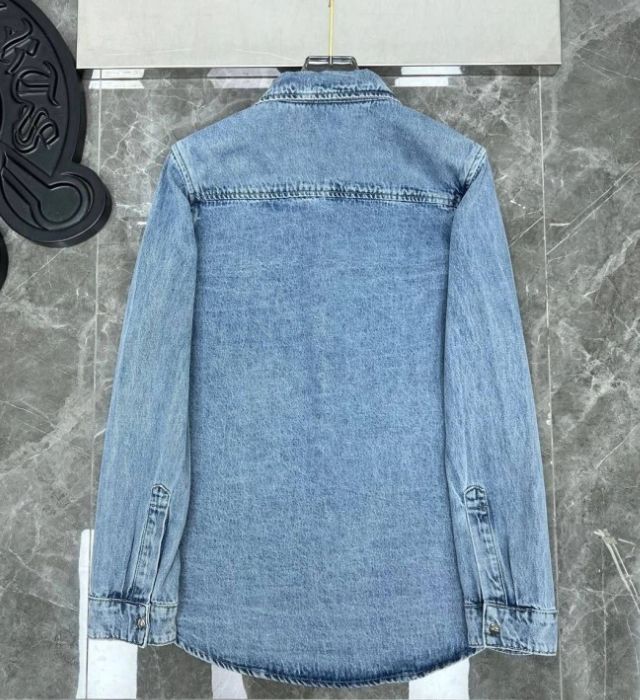 Authentic Chrome Hearts Chrome Hearts Casual Denim T Shirt – front view