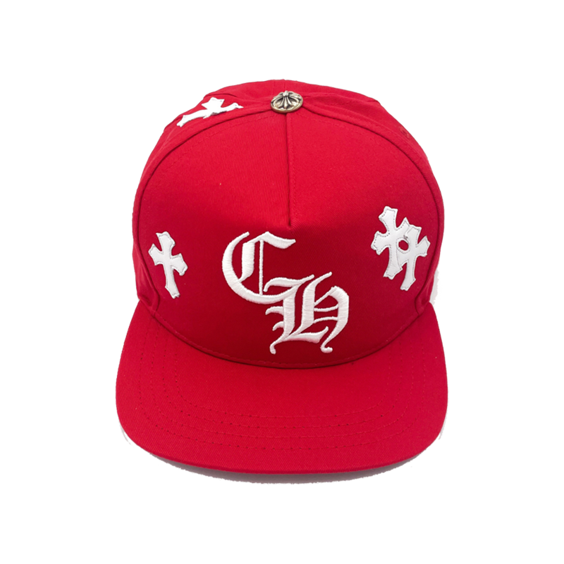 Chrome Hearts Cross Patch Baseball Hat – hat front view