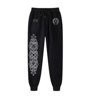 Chrome Hearts Cross Pattern Sweatpants – pants front view