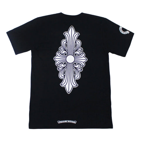 Chrome Hearts Floral Cross Tee – Black – shirt front view