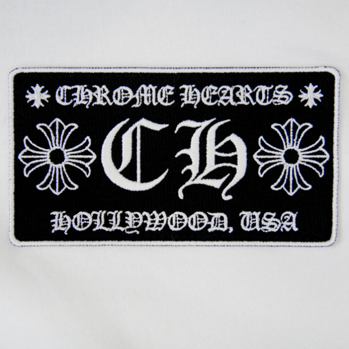 Authentic Chrome Hearts Chrome Hearts Hollywood Patchwork Hoodie – front view