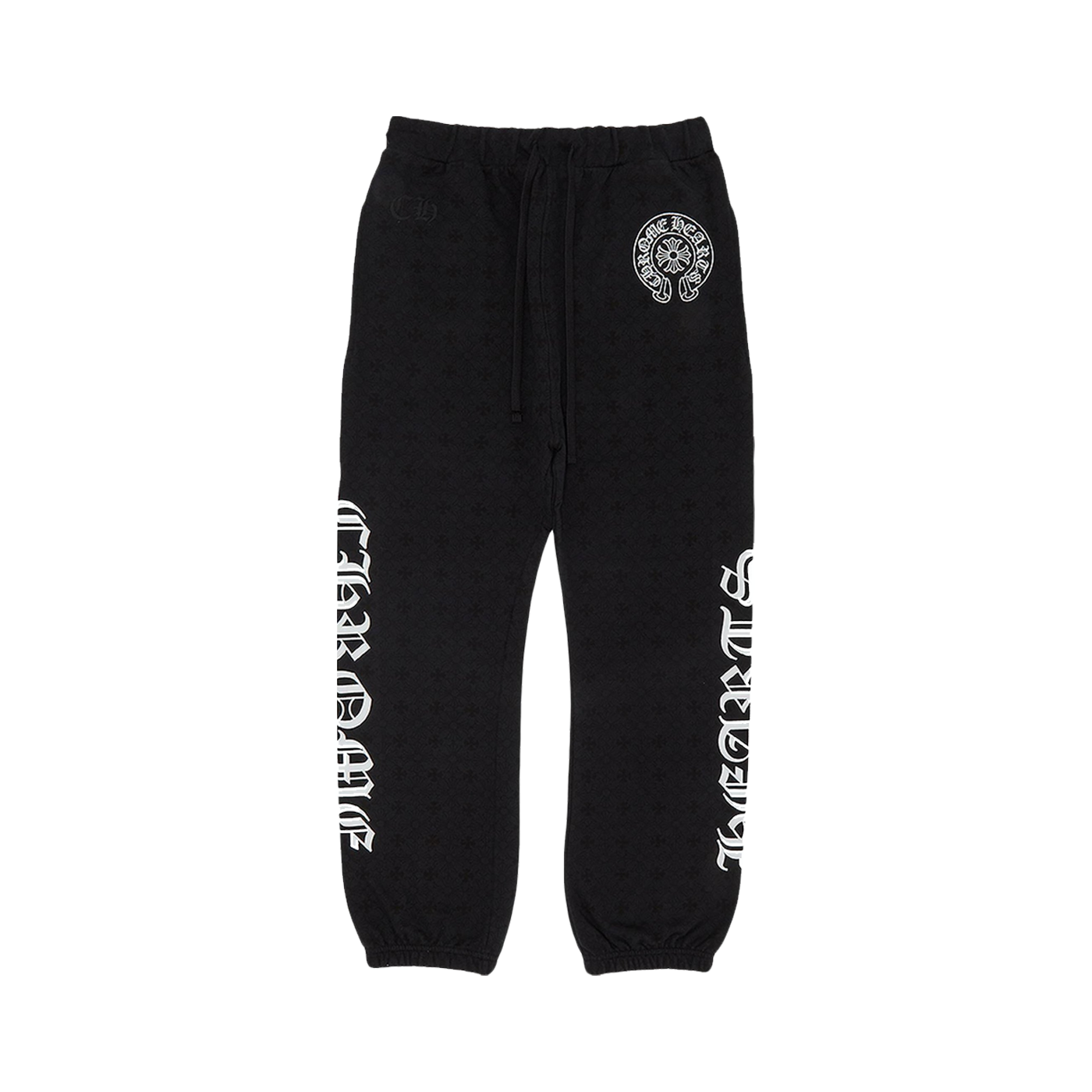 Chrome Hearts Horse Shoe Logo Sweatpants – pants detail close-up