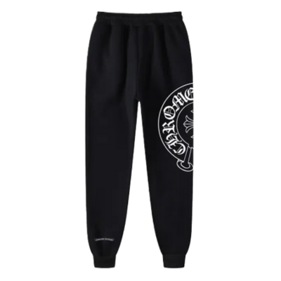 Authentic Chrome Hearts Chrome Hearts Horse Shoes Logo Sweatpants – front view