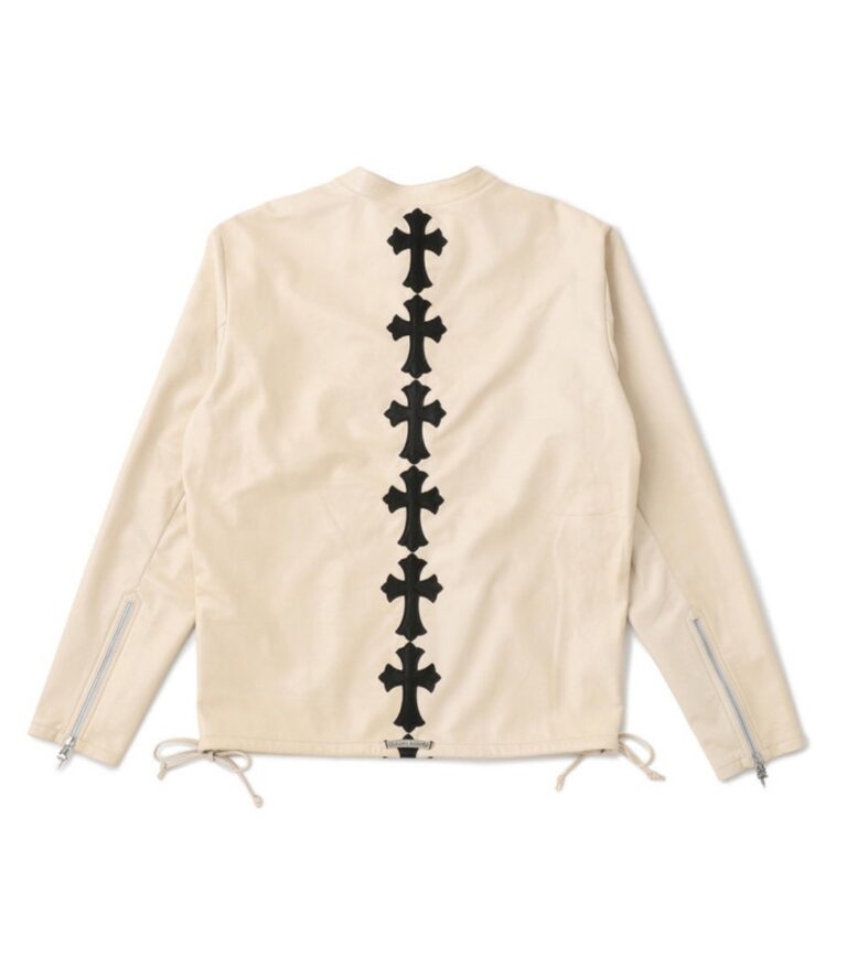 Chrome Hearts Leather Jacket – jacket front view