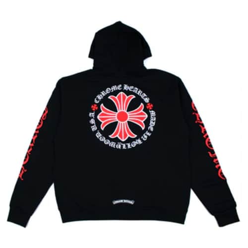 Chrome Hearts Made In Hollywood Cross Zip Up Hoodie – hoodie front view