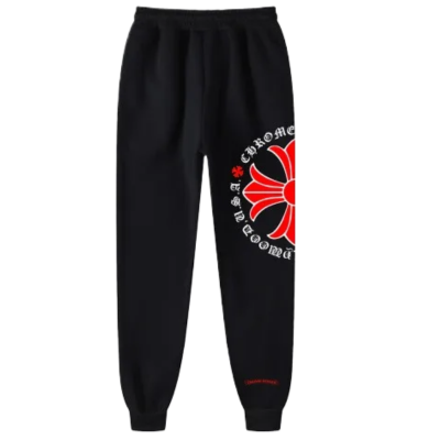 Authentic Chrome Hearts Chrome Hearts Made In Hollywood Sweatpants – front view