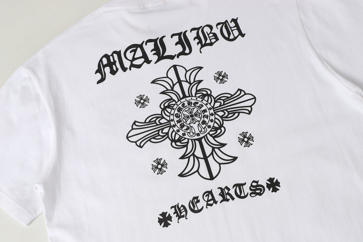Authentic Chrome Hearts Chrome Hearts Malibu Cross T Shirt – front view