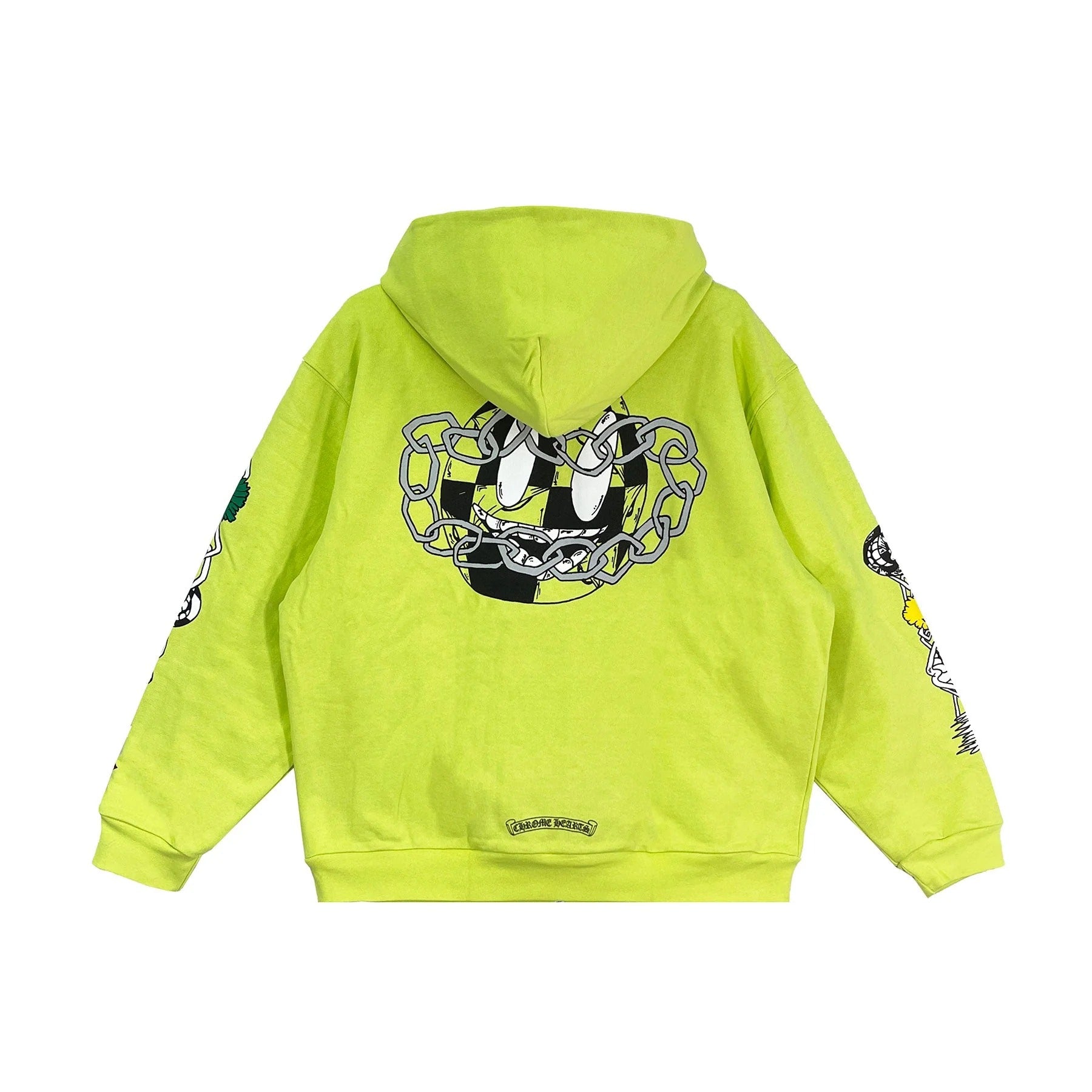 Chrome Hearts Matty Boy Green Zip Up Hoodie – hoodie front view