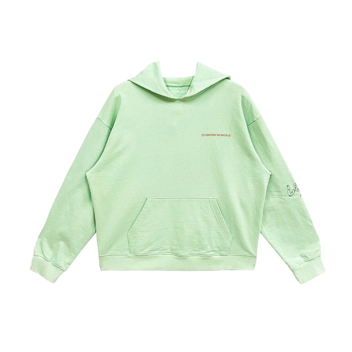 Authentic Chrome Hearts Chrome Hearts Matty Boy Mint Lust Green Hoodie – front view