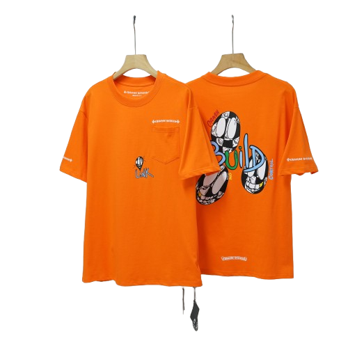 Chrome Hearts Matty Boy Orange Link & Build Pocket T-Shirt – shirt front view